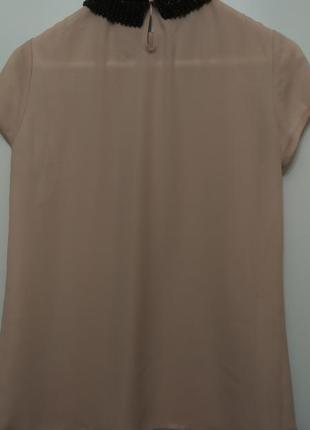 Нарядная блузка модный цвет пудровый бренда mohito2 фото