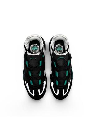 Мужские кроссовки adidas originals niteball prm black white green