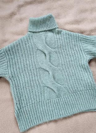 Красивый, стильный свитер цвета мяты бренда george2 фото