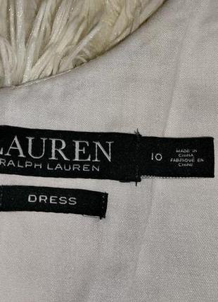 Ralph lauren  платье оригинал миди макси нарядное белое в цветы хлопковое красивое бренд2 фото