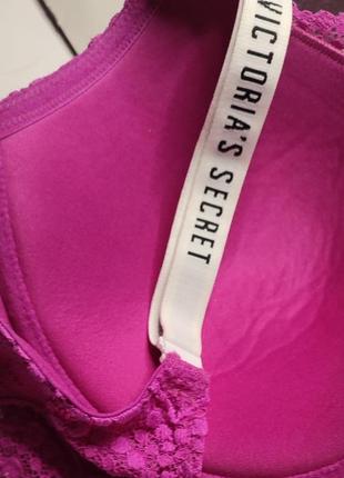 Бюстгальтер ажуний бюст кружевной лиф victoria's secret 36d 80d 75e3 фото