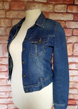 Курточка джинсовая селведж lee пиджачок винтажный 00-е