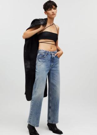 Прямі , широкі джинси kaia × zara baggy jeans.
