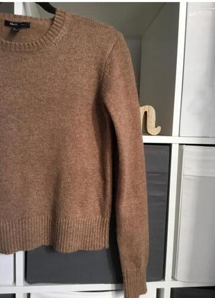 Шерстяной свитер манго1 фото