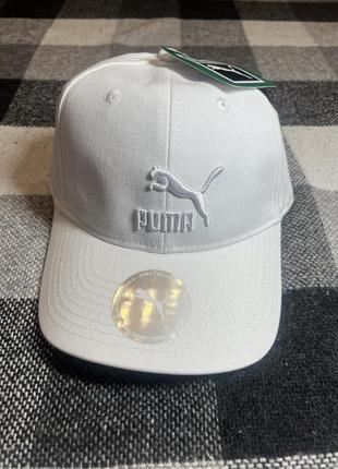 Біла кепка кепка puma archive logo baseball cap нова оригінал з сша8 фото