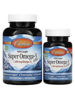 Super omega-3, омега-3, 130 капсул1 фото