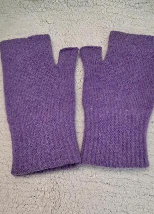 Митенки перчатки шерсть3 фото