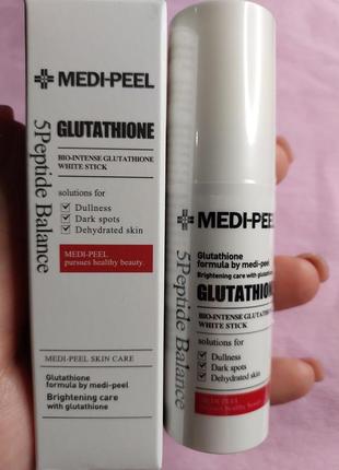 Осветляющий сток с глутатионом medi-peel bio-intense glutathione white stick 10ml