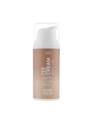 Тонуючий крем вв cream spf 20 marie fresh cosmetics 30 мл