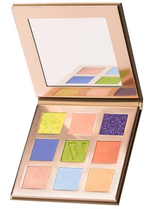 Палітра тіней для повік vera вера брежнева  vera beauty eyeshadow palette