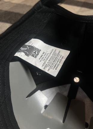 Черная кепка кепка puma archive logo baseball cap новая оригинал из сша8 фото
