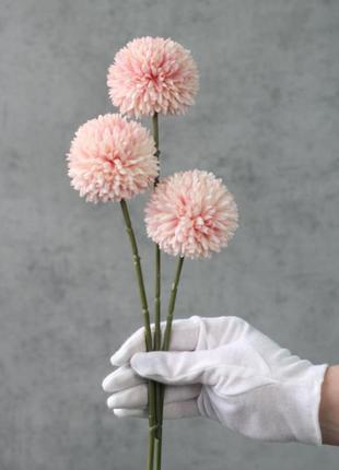 Искусственная ветвь, цветок чеснока, цвет розовый, 29 см.цветы премиум-класса, для интерьера, декора, фотозоны