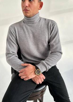 Мужской свитер турецкая ангора вязкая люкс качества3 фото