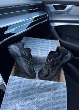 Мужские кроссовки reebok zig kinetica || army green black 41-424 фото