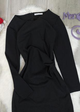 Женское черное платье футляр natali bolgar с длинным рукавом размер 38 (m)4 фото