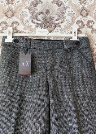 Шикарні вовняні штани брюки низька посадка  armani exchange4 фото