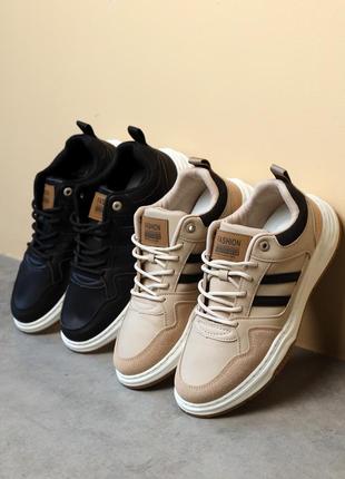 Кроссовки мужские черные7 фото