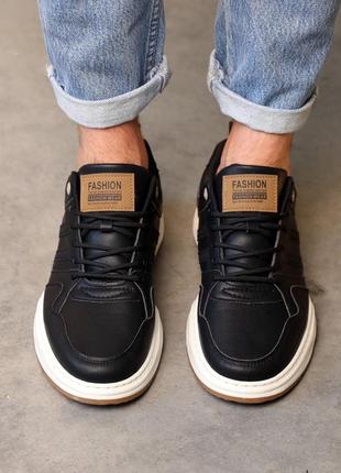Кроссовки мужские черные6 фото