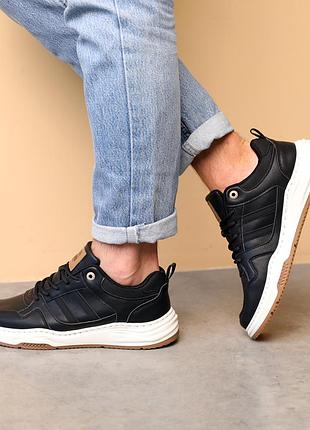 Кроссовки мужские черные4 фото