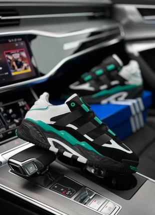 Мужские замшевые кроссовки на весну в стиле adidas niteball 🆕 адидас найтбол4 фото