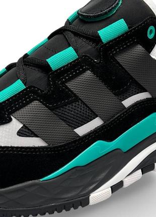 Мужские замшевые кроссовки на весну в стиле adidas niteball 🆕 адидас найтбол9 фото