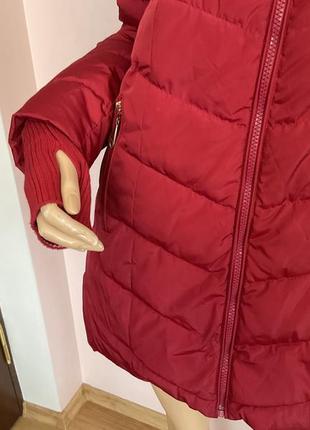 Красная курточка на синтепоне/m- l/7 фото