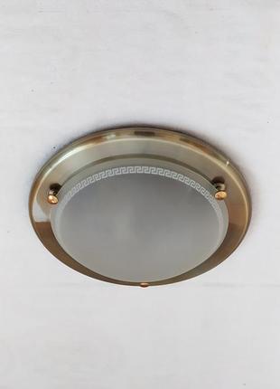 Стельова люстра світильник на 2 лампи — можливий монтаж на стіну2 фото