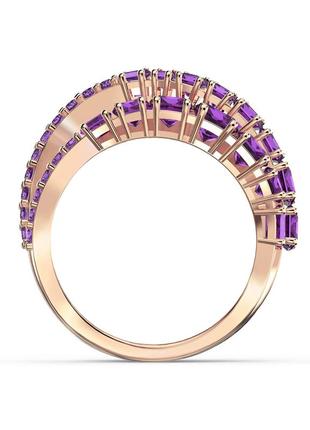 Кольцо swarovski пурпурный кристалл 55648728 фото
