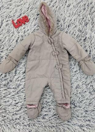 Детский демисезонный человечек,комбинезон для девочки