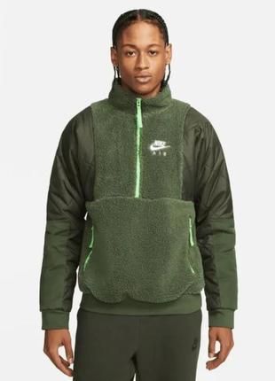 Куртка чоловіча nike sportswear sherpa half zip jacket оригінал1 фото