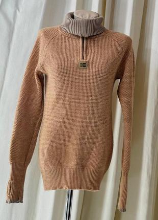 Шикарный качественный шерстяной свитер джемпер реглан1 фото