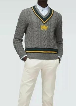 Polo ralph lauren свитер мужской шерстяной пуловер оригинал.2 фото