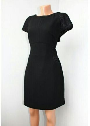 Чорне плаття з цікавою спинкою.2 фото