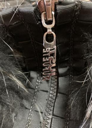 Пальто натуральный пуховик с натуральным воротником оригинал