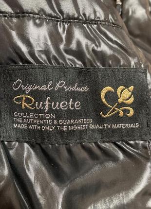 Пальто натуральный пуховик с натуральным воротником оригинал