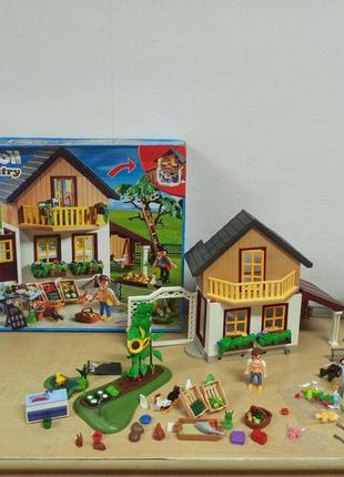 Будиночок playmobil  з фермерським магазином і безліччю аксесуарів