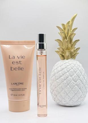 Парфюмированная вода lancome la vie este belle eau de parfum и парфюмированный крем для тела lancome la vie este belle