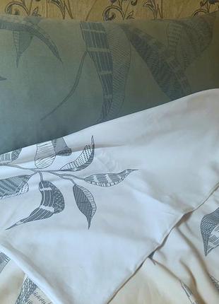 Набор постельных принадлежностей из натуральной ткани.
 (пододеяльник  +наволочка)
современный дизайн2 фото