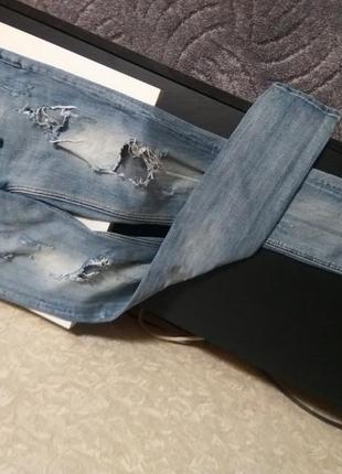 Крутые джинсы рваные скини3 фото