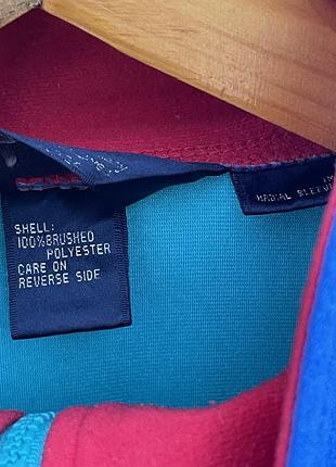 Винтажная мужская флисовая куртка columbia на молнии