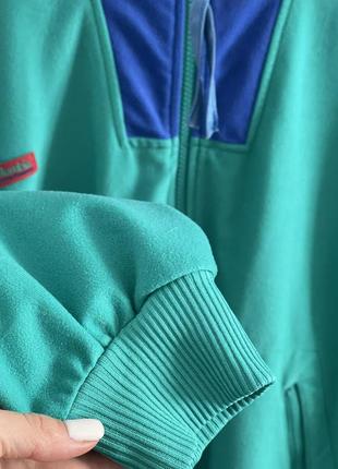 Винтажная мужская флисовая куртка columbia на молнии