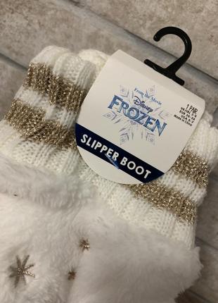 Теплые тапочки/носочки frozen/primark р. 36-384 фото