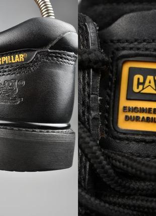 Чоловічі шкіряні кросівки чоботи caterpillar9 фото
