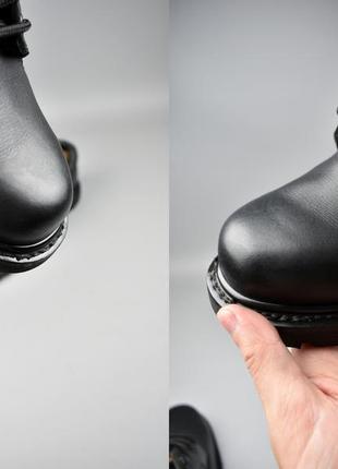 Чоловічі шкіряні кросівки чоботи caterpillar6 фото