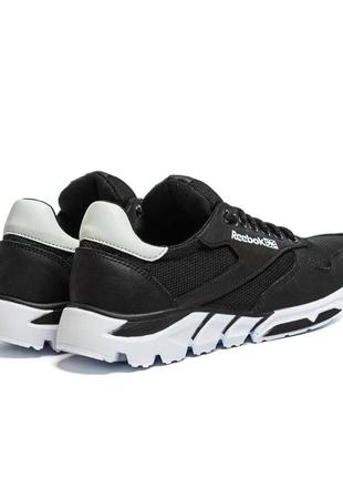 Чоловічі кросівки літні сітка dos reebok classic black
