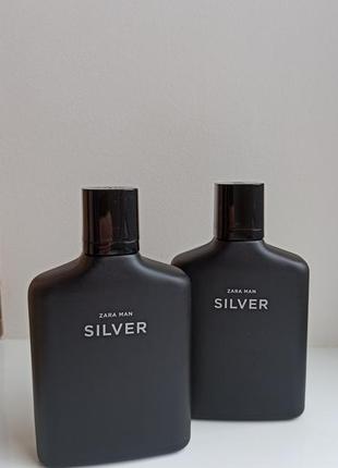 Чоловічий аромат zara silver 100 ml з набору