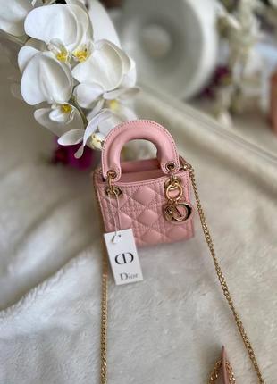 Сумка dior lady mini3 фото