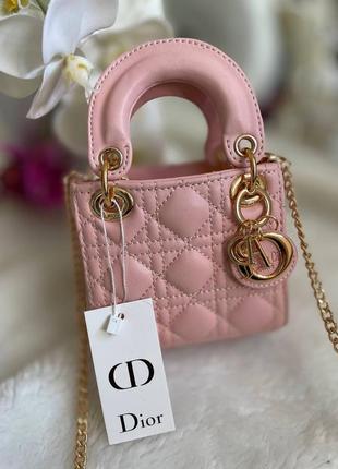 Сумка dior lady mini1 фото