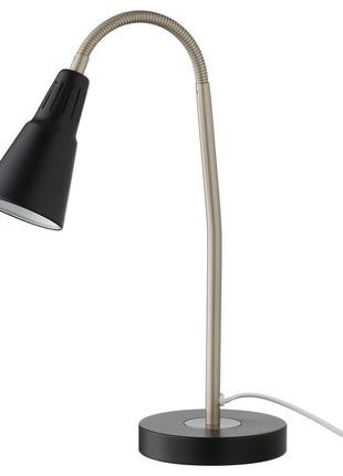 Ikea kvart настільна лампа, чорна 601.524.581 фото
