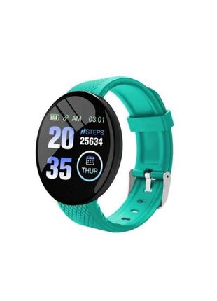 Смарт часы, смарт годинник, фитнес браслет, smart watch, зелені1 фото